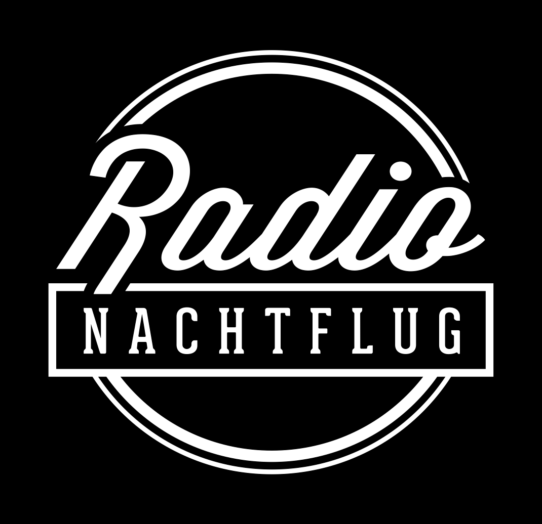 radio nachtflug logo one object black background